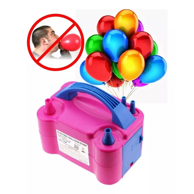GENERICO - Inflador De Bombas Globos Eléctrico Decoracion Fiesta Inflar