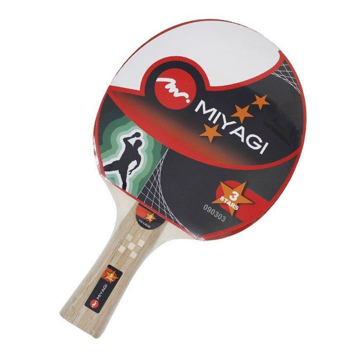 GENERICO - Raqueta Ping Pong Tenis De Mesa Miyagi 3 Stars Original