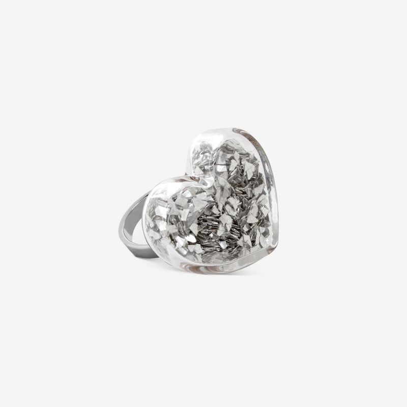 PYLONES - Anillo Hecho A Mano Corazón Mediano