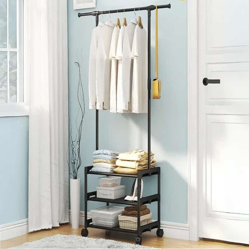 GENERICO - Perchero De Ruedas Mueble Organizador De Ropa