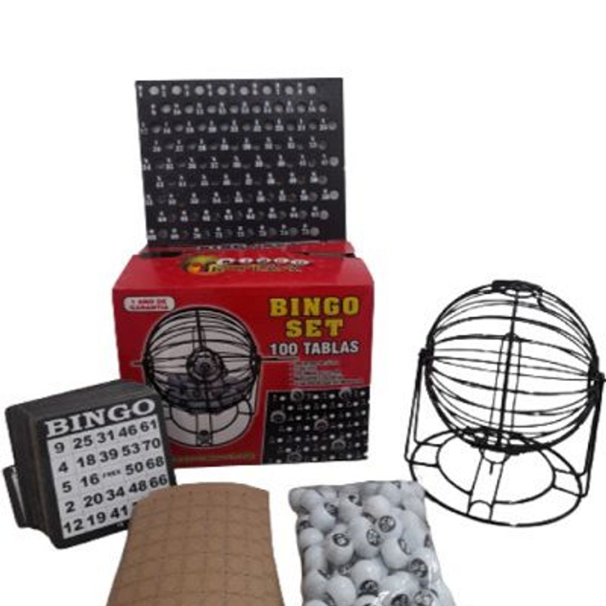 GENERICO - BINGO JUEGO DE MESA  PARA COMPRATIR CON FAMILIA Y AMIGOS