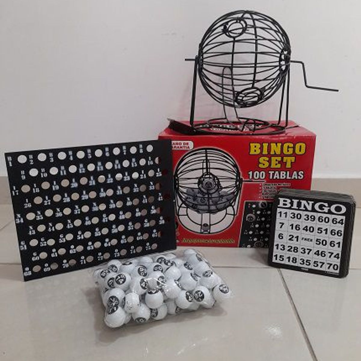 GENERICO - BINGO JUEGO DE MESA  PARA COMPRATIR CON FAMILIA Y AMIGOS