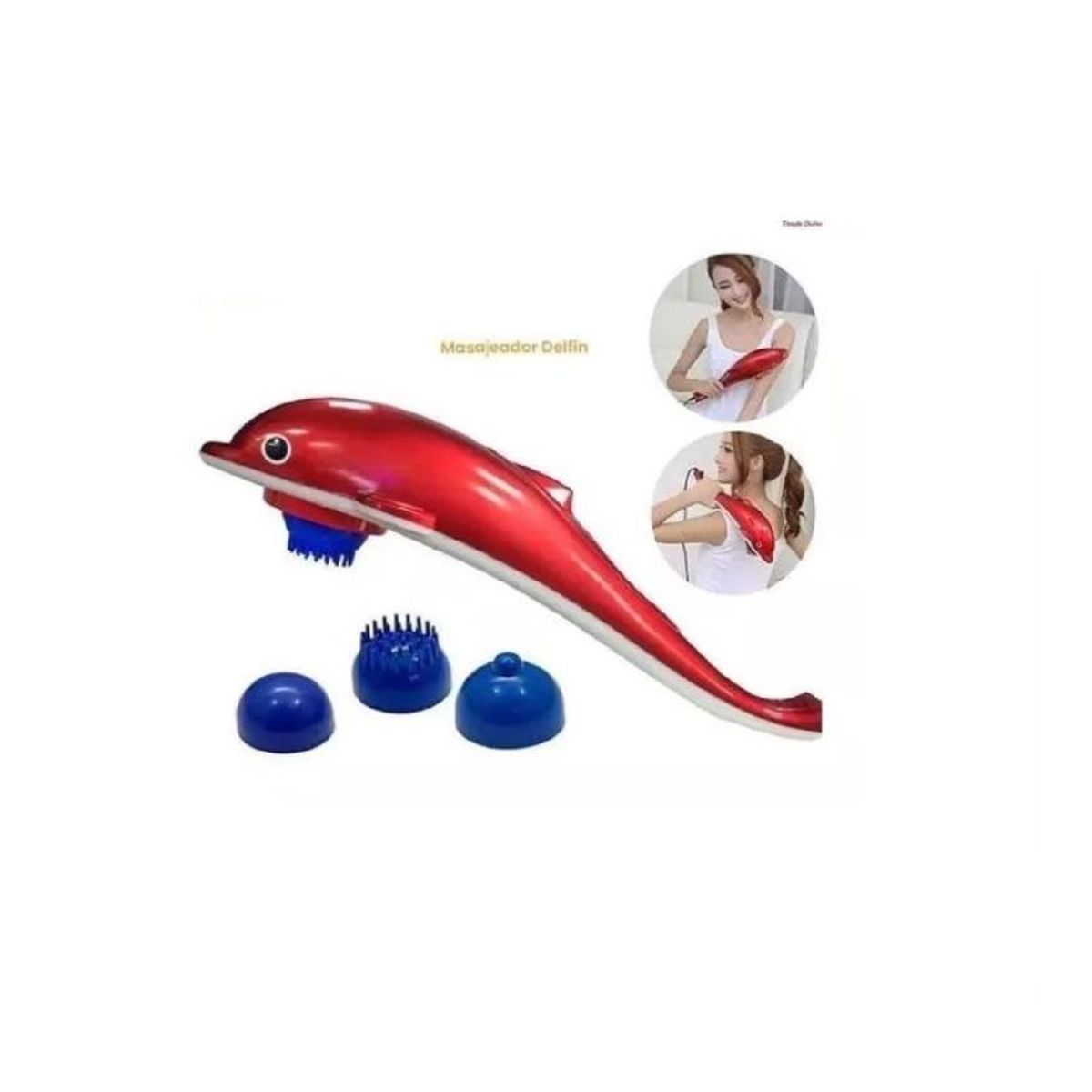 SKY - Masajeador Corporal Tipo Delfin 3 Copas