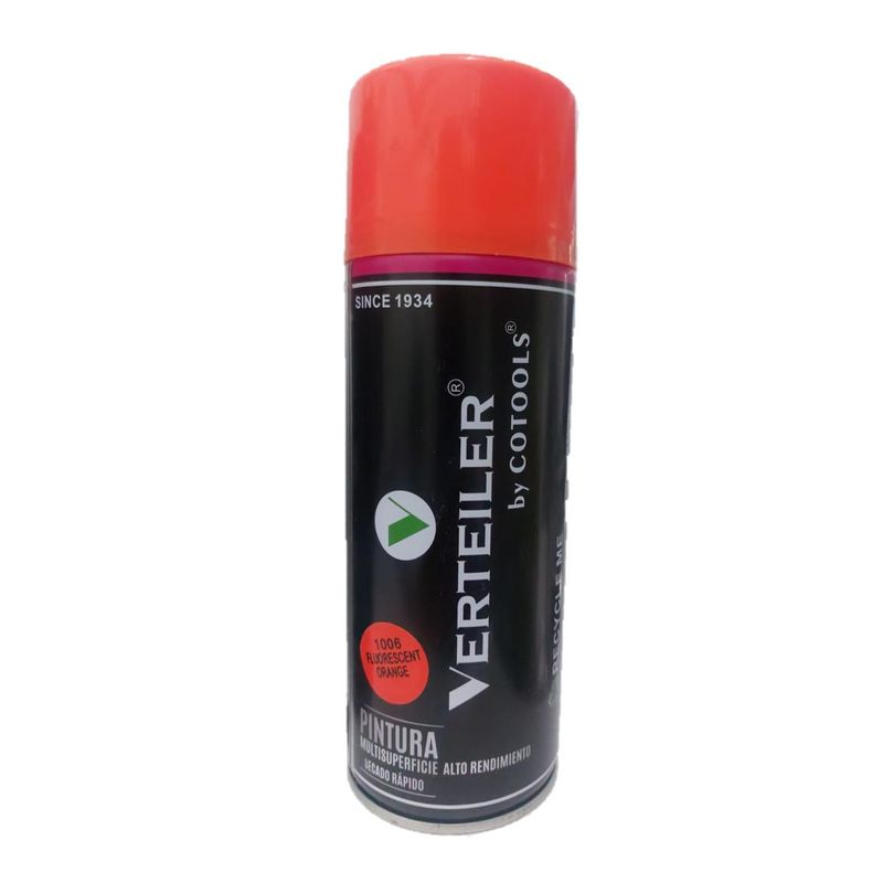 GENERICO - Pintura Naranja Fluorescente en Aerosol