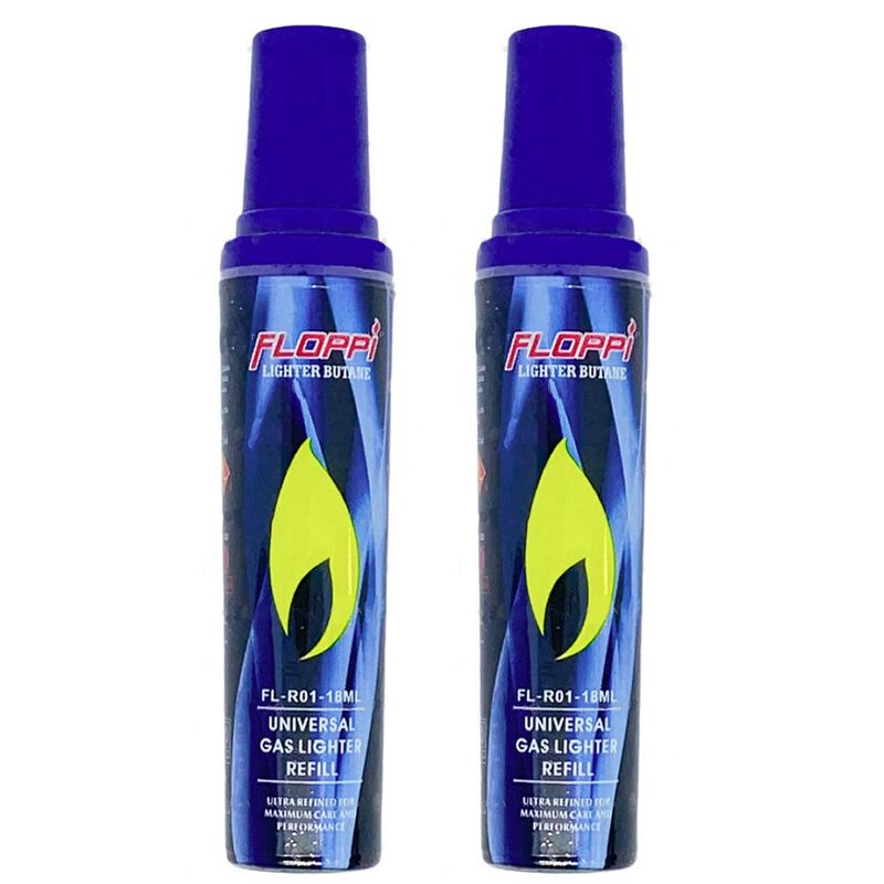 GENERICO - Recarga Gas Butano X 2 Pipetas Sopletes Encendedor Flameador