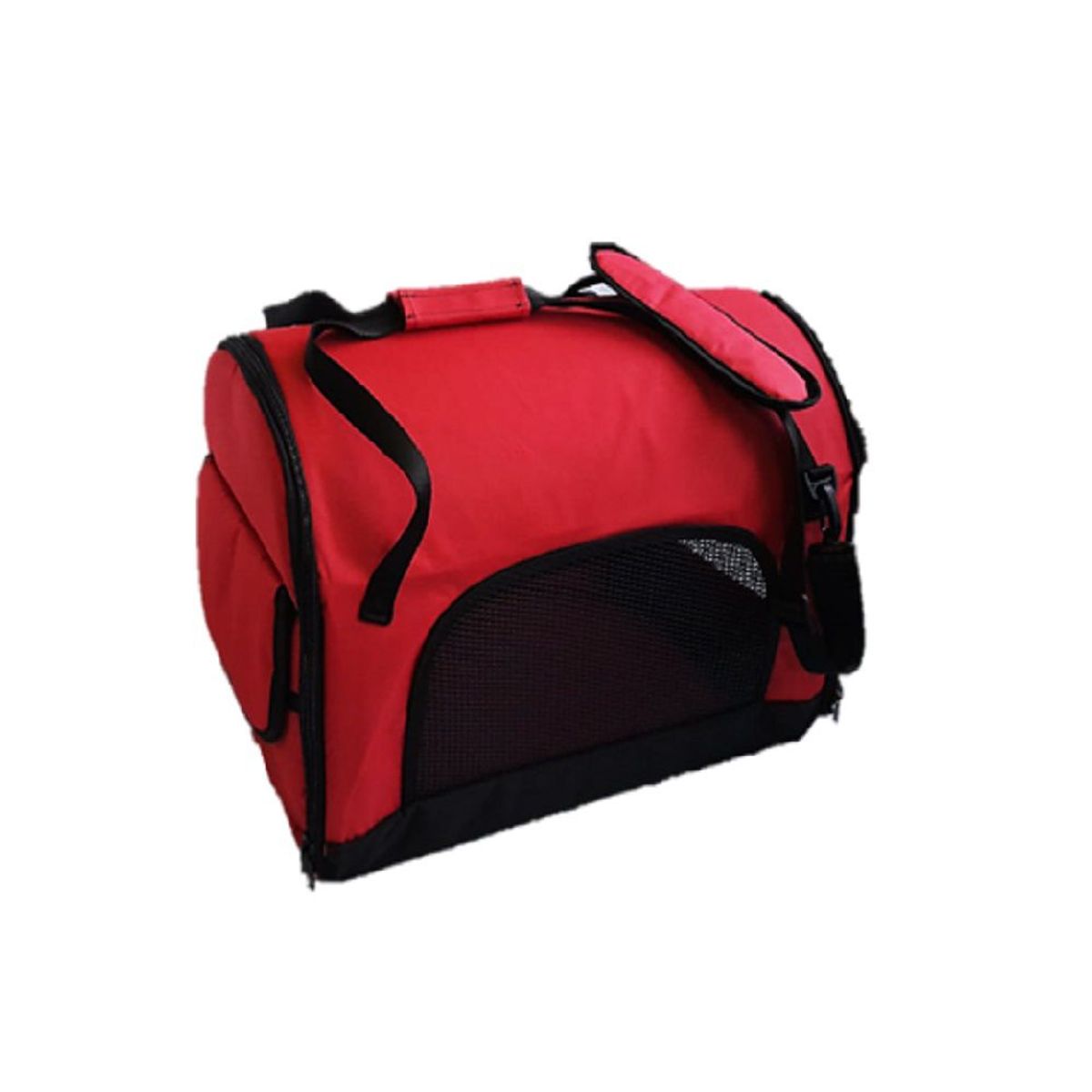 GENERICO - Maletin Transportador Guacal Grande ROJO Para Perros Y Gatos