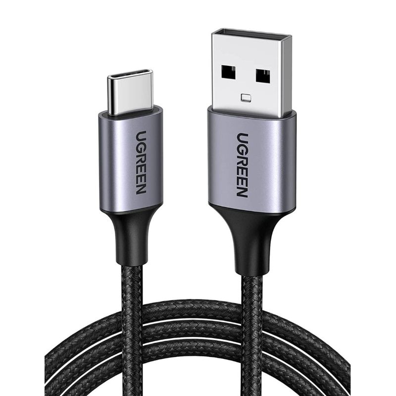 UGREEN - UGREEN Cable USB-A a Tipo C Reforzado con Nylón 2m Negro