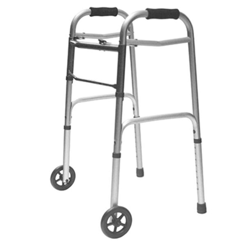 KONFORT PLUS - Caminador con Ruedas en Aluminio Anodizado Konfort Plus_.