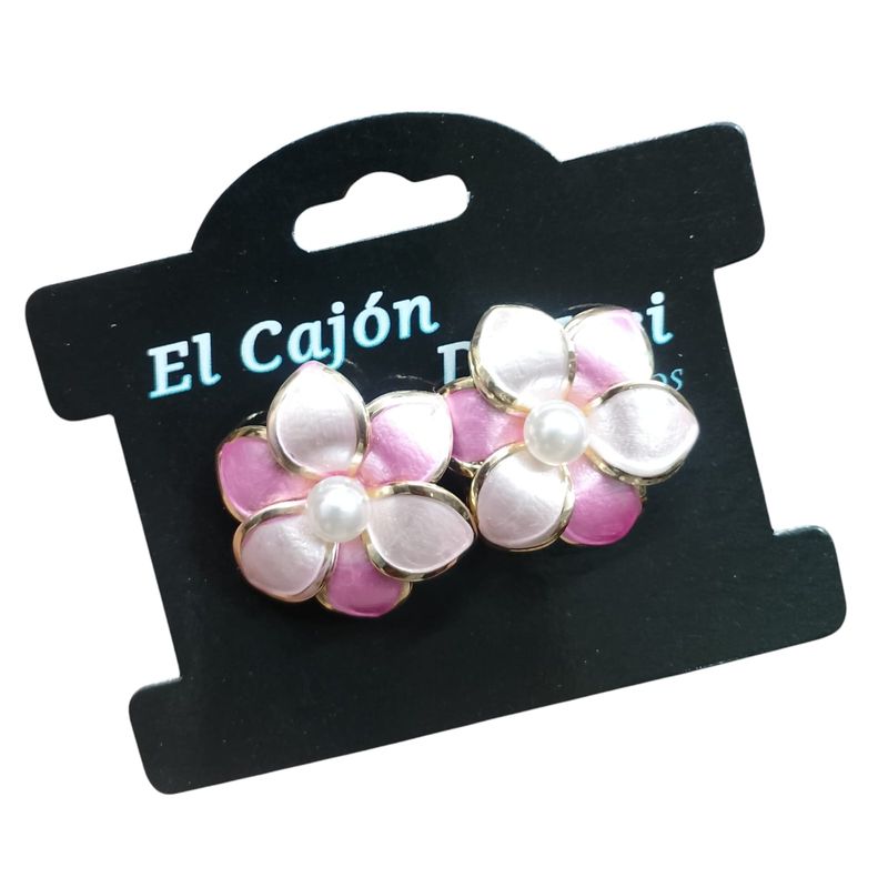 VANIDADES COLLECTIONS - Aretes Flor Para Mujer Maxi Aretes Mujer Grandes Flor
