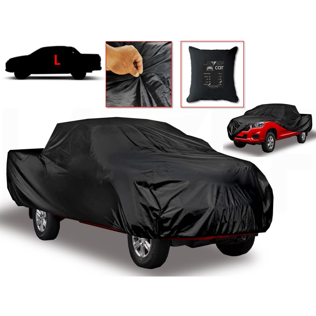 LAVEF - Carpa Pijama Para Camioneta Pick Up Car Cover Platon Talla L