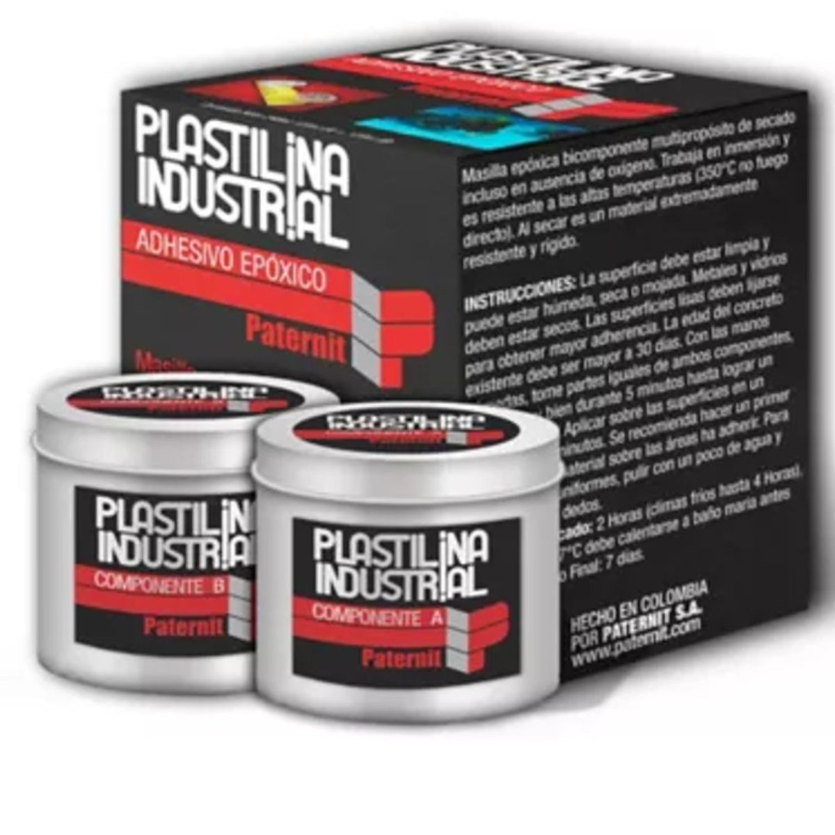 GENERAL - Plastilina Industrial Paternit masilla epóxica 250cc