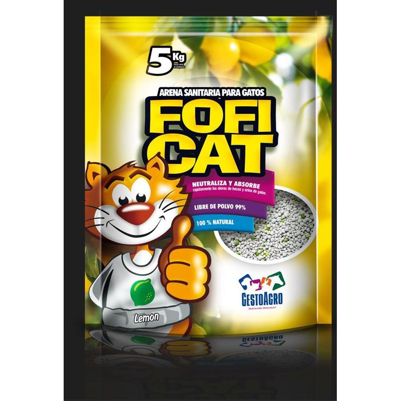 FOFI CAT - Arena Para Gatos Foficat Con Aroma Limon  5Kg