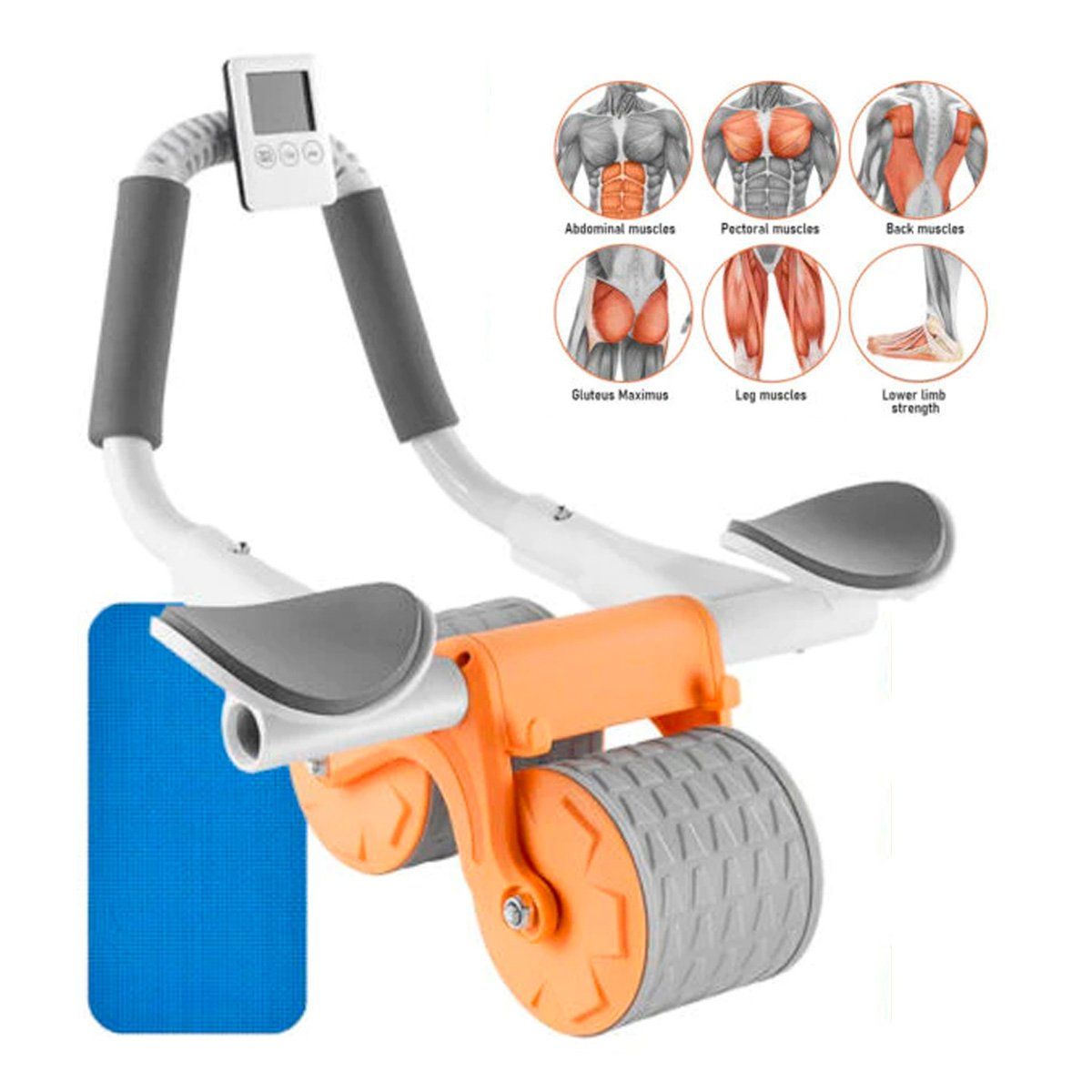 GENERICO - Rueda Abdominal Rebote Auto Contador Ejercicio Casa