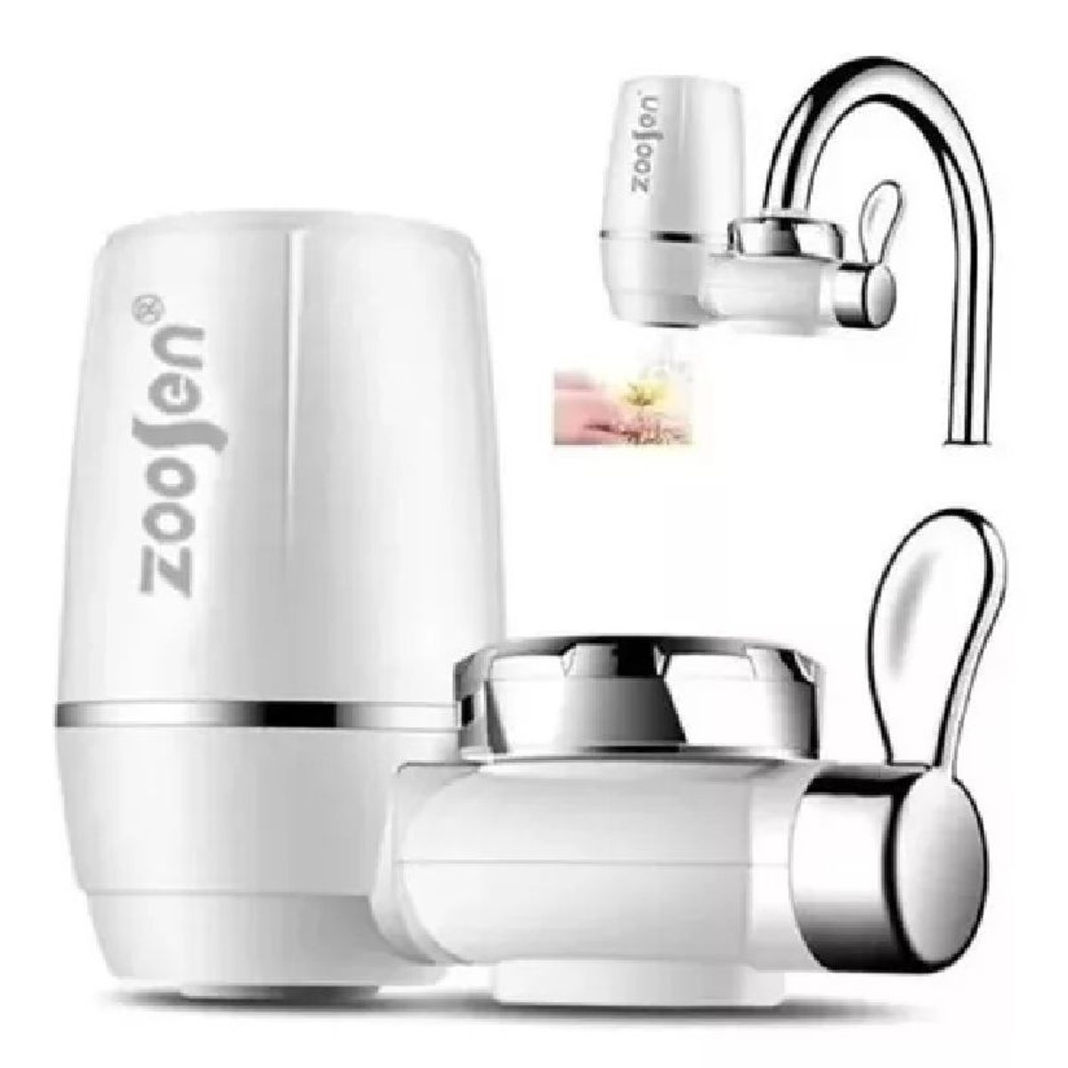 SKY - Filtro Purificador De Agua Domestico Para Grifo 7 Niveles