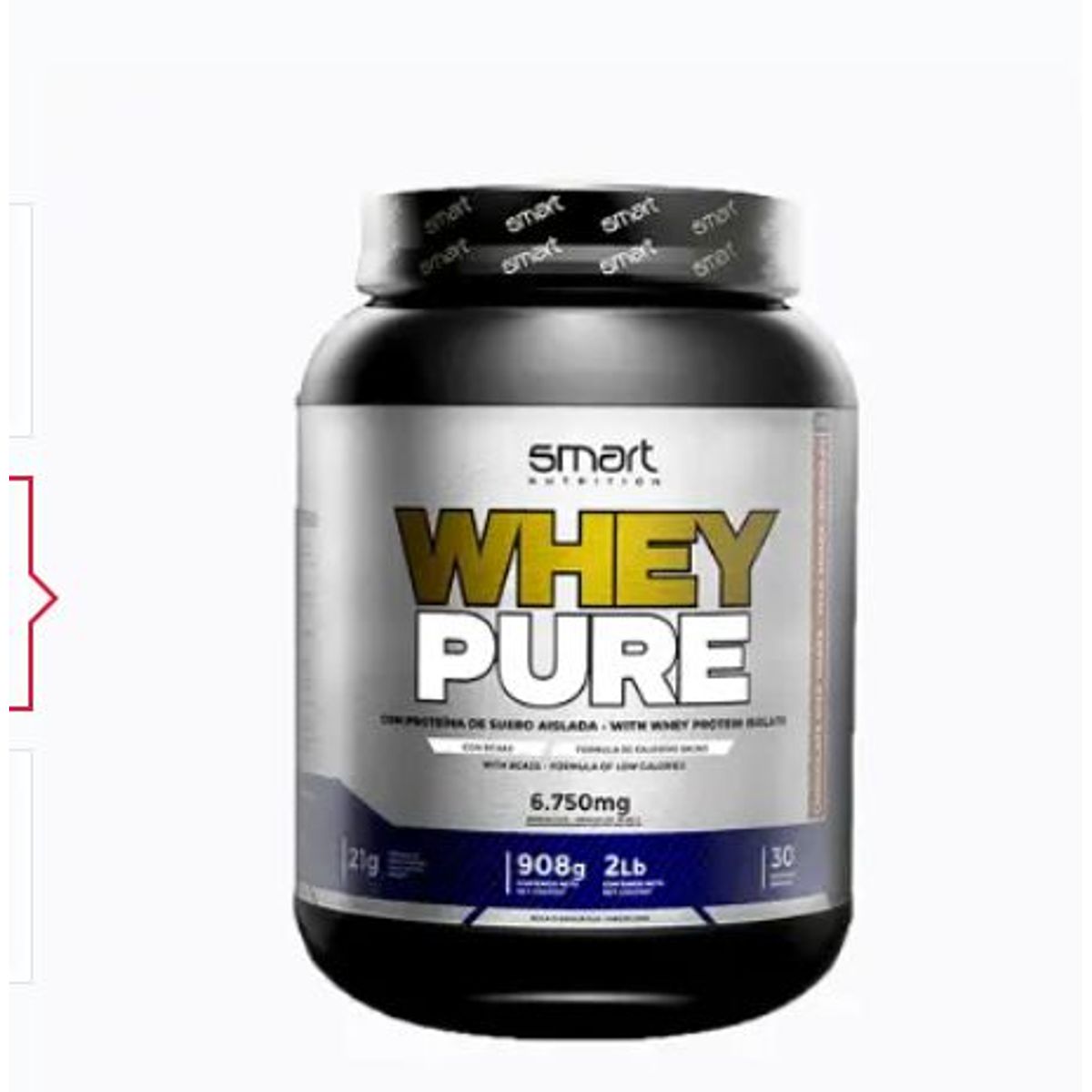 SMART NUTRITION - Whey Pure 2 Lbs Proteina de Suero Smart Nutrition fresa