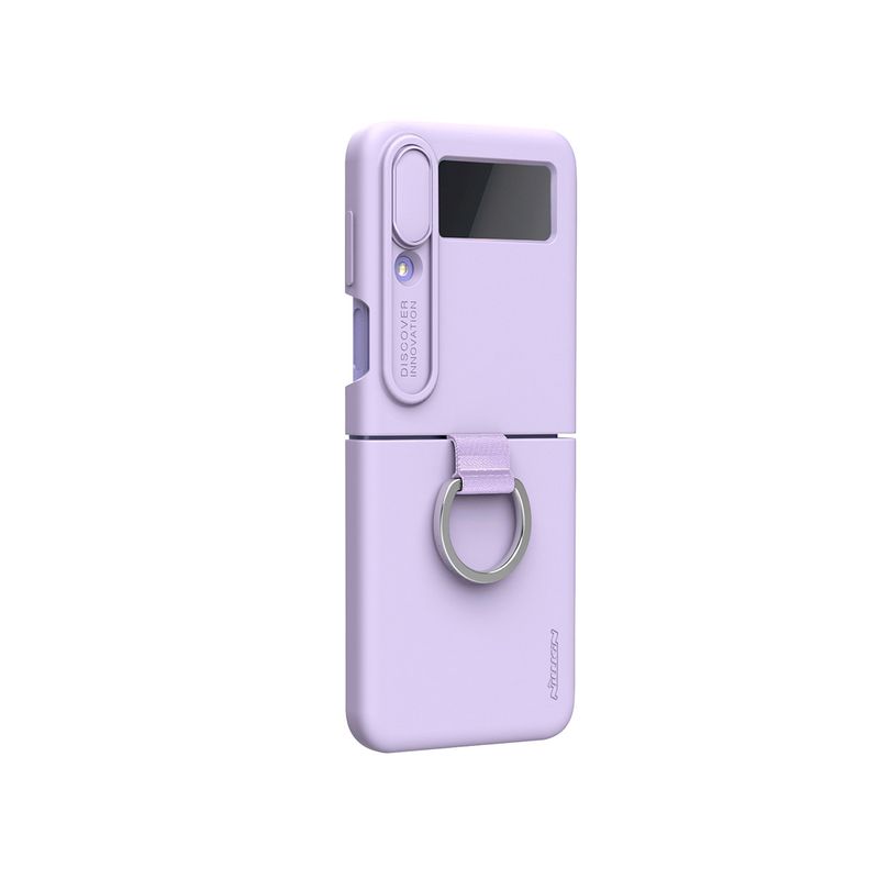 NILLKIN - Estuche Nillkin Silicone Case Samsung Galaxy Z Flip 4 Lila