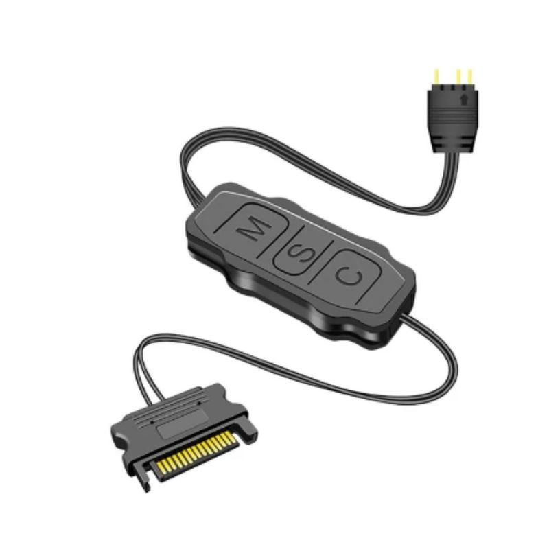 GENERICO - Convertidor Sata A 3 Pines Argb Minicontrolador De 5v