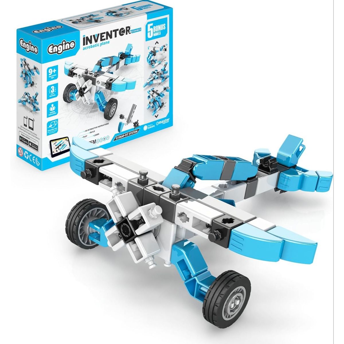 ENGINO - Juego De Construcción Aviones 5 En 1 Niño Bloques Para Armar