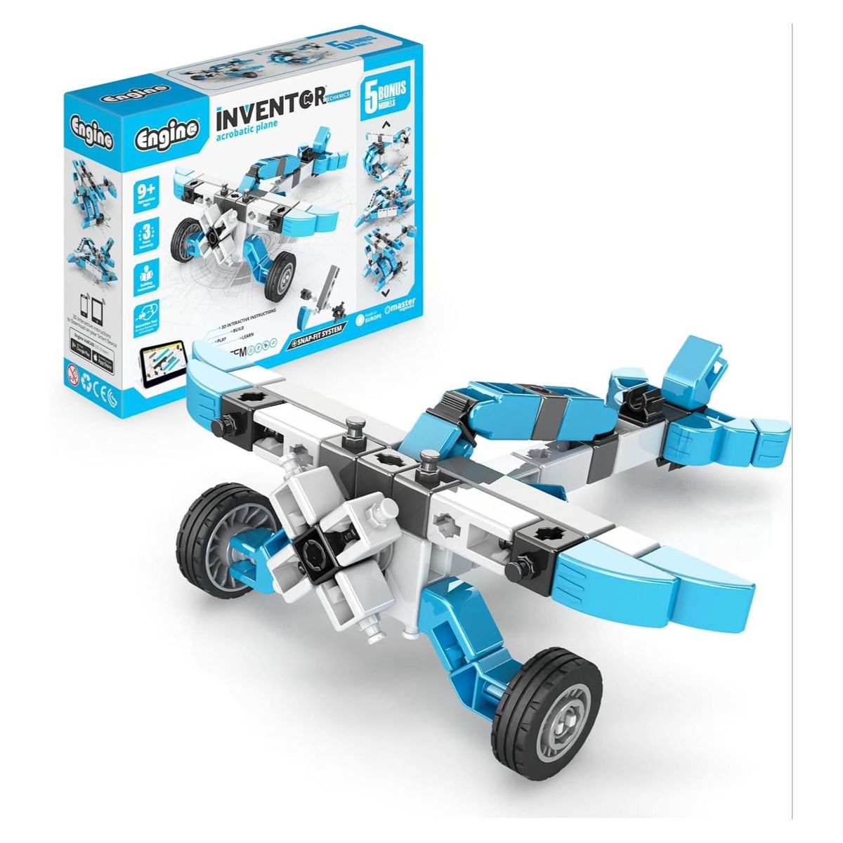 ENGINO - Juego De Construcción Aviones 5 En 1 Niño Bloques Para Armar