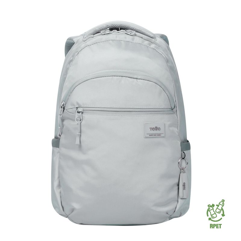 TOTTO - Morral Universitario Porta PC 15.4" Indo Gris Unisex
