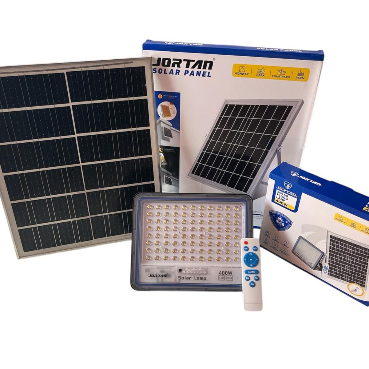HOME - Reflector solar led 400w Con panel solar Ip65 12 h Carcasa Aluminio