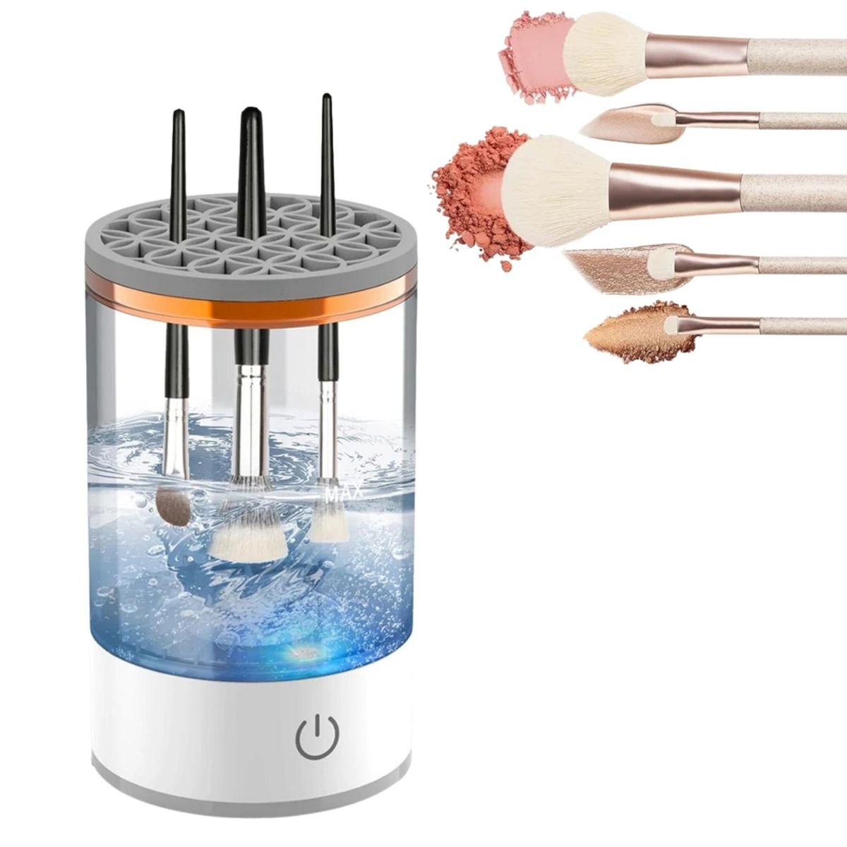 GENERICO - Lavadora Limpiador De Maquillaje Para Set De Brochas