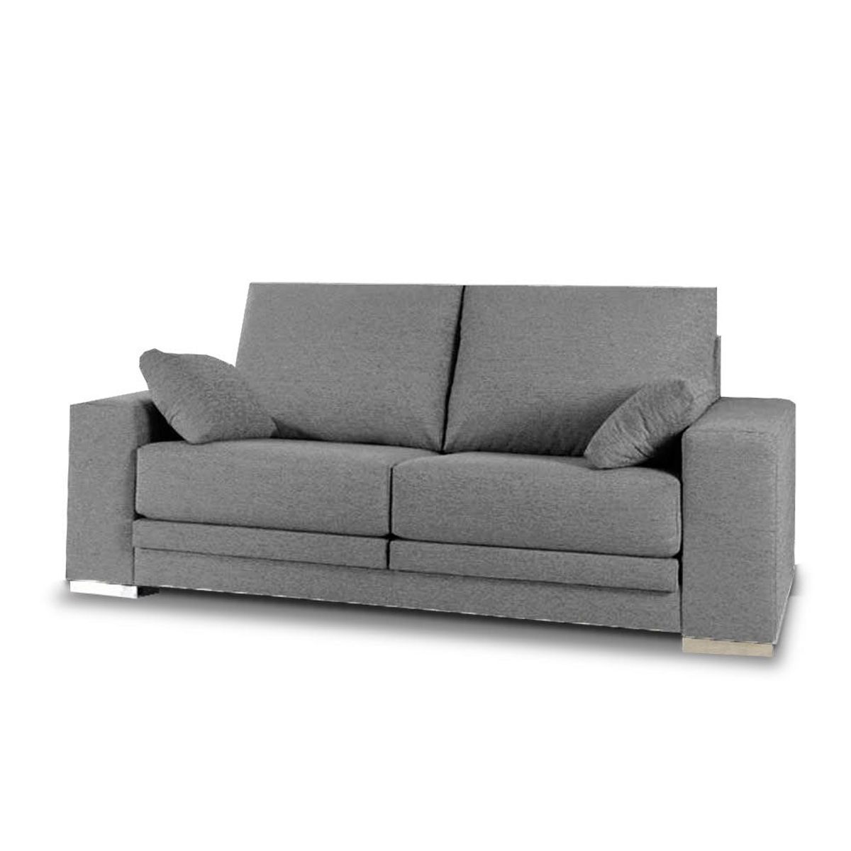MAGIC CLASS - SOFÁ MODERNO WILLIS ECOCUERO GRIS