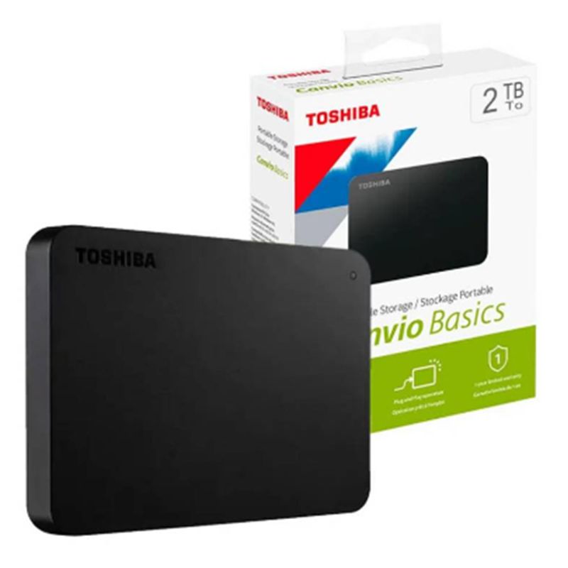 TOSHIBA - DISCO DURO TOSHIBA 2 TB CANVIO BASICS