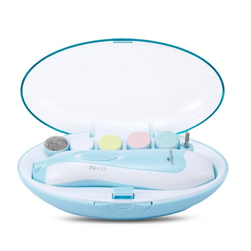 GENERICO - Lima Corta Uñas Bebe Eléctrico kit De Manicura