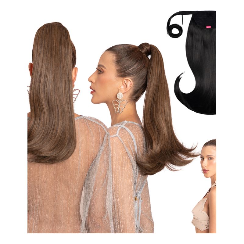 MY DOLL HAIR - Ponytail Paris 18 pulgadas - Negro