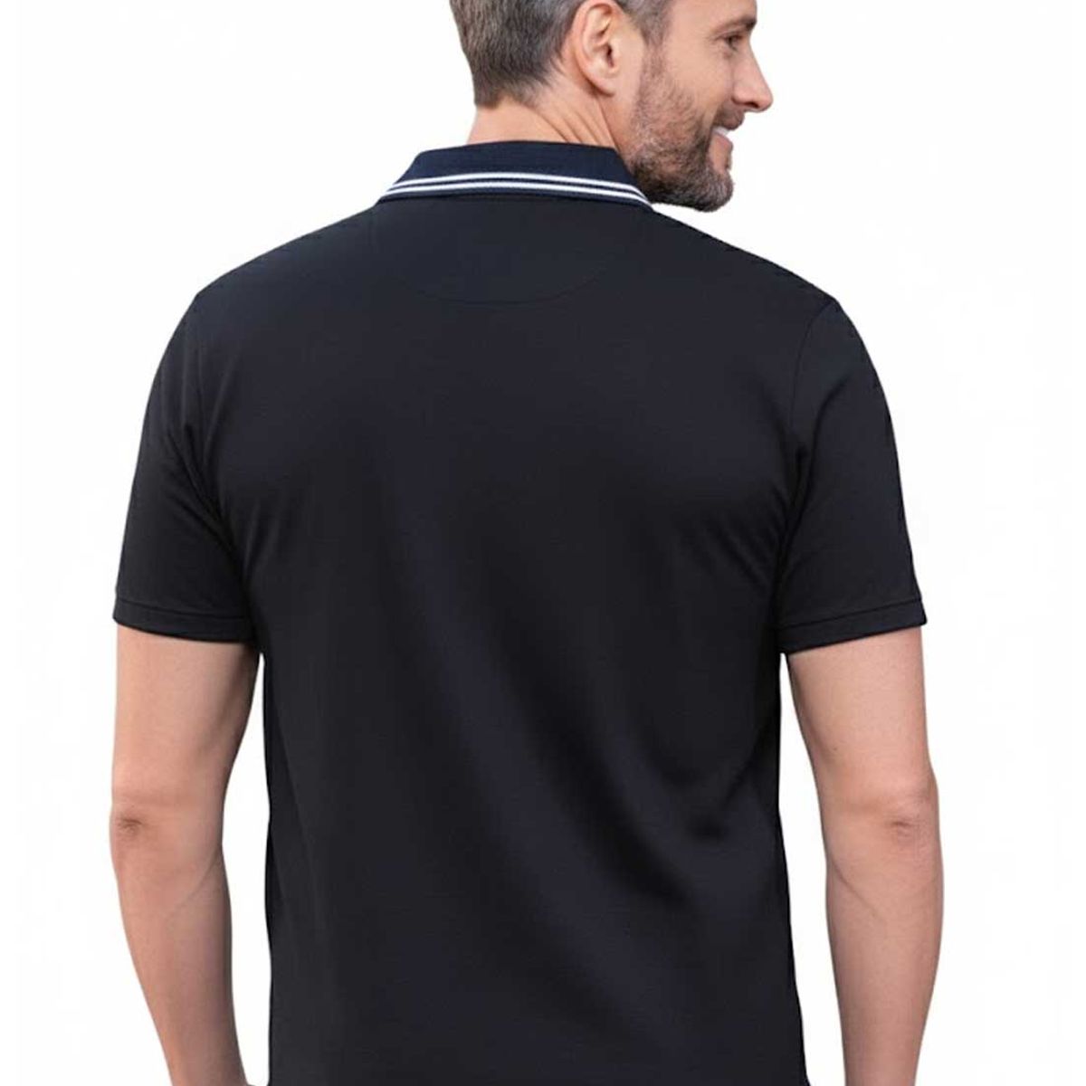 MARKETING PERSONAL - Polo Hombre Negro Mp 7098