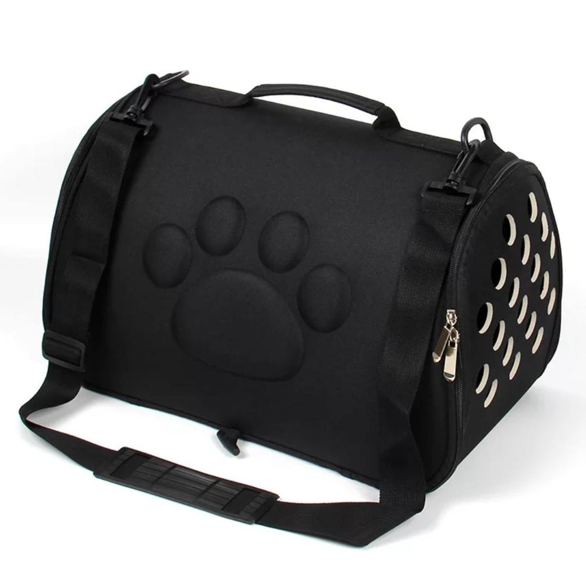 WUUFU - Bolso Maletin Guacal Mascotas Perro Gato Plegable Negro