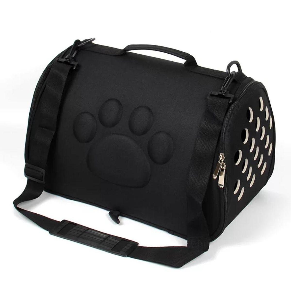 WUUFU - Bolso Maletin Guacal Mascotas Perro Gato Plegable Negro