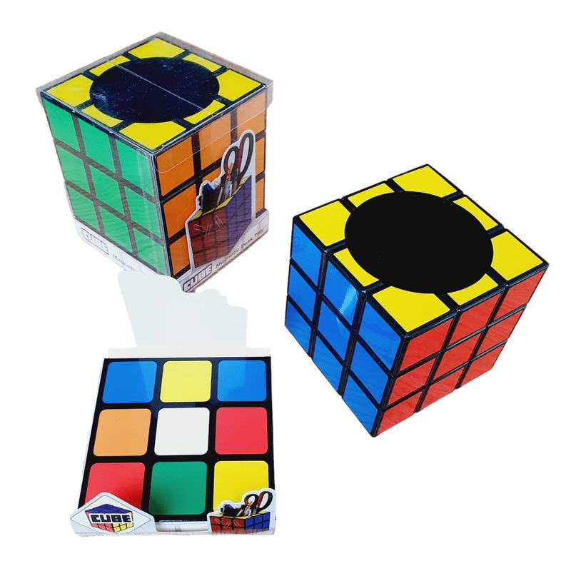 GENERICO - Porta Lapices Cubo Rubik 3x3 Magnetico Magic Cube Escritorio