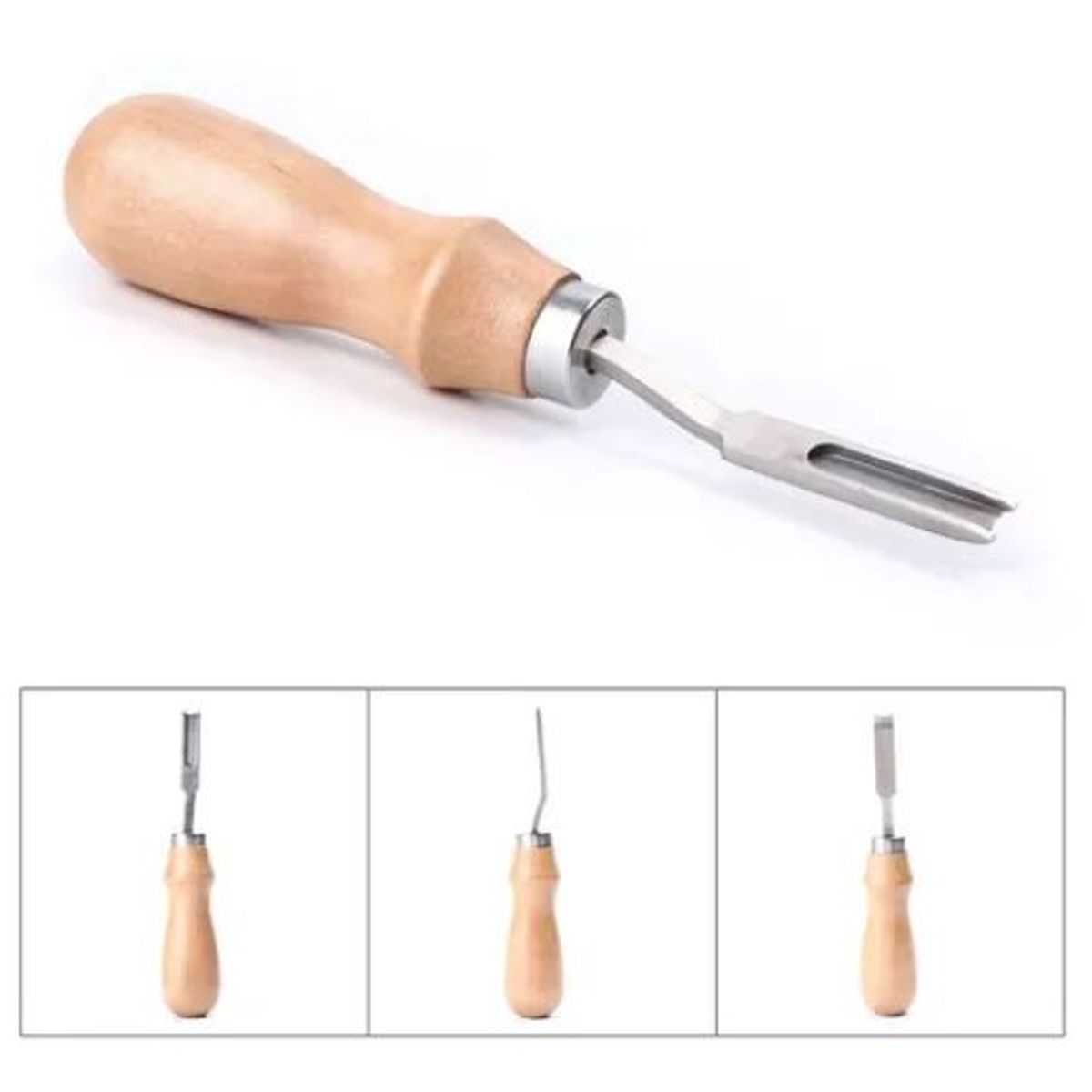 GENERICO - Matacantos Frances Para Trabajar Borde Cuero Marroquineria 6 mm