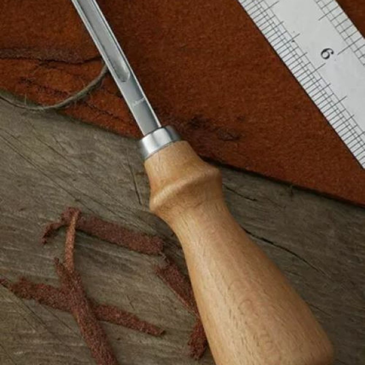 GENERICO - Matacantos Frances Para Trabajar Borde Cuero Marroquineria 6 mm