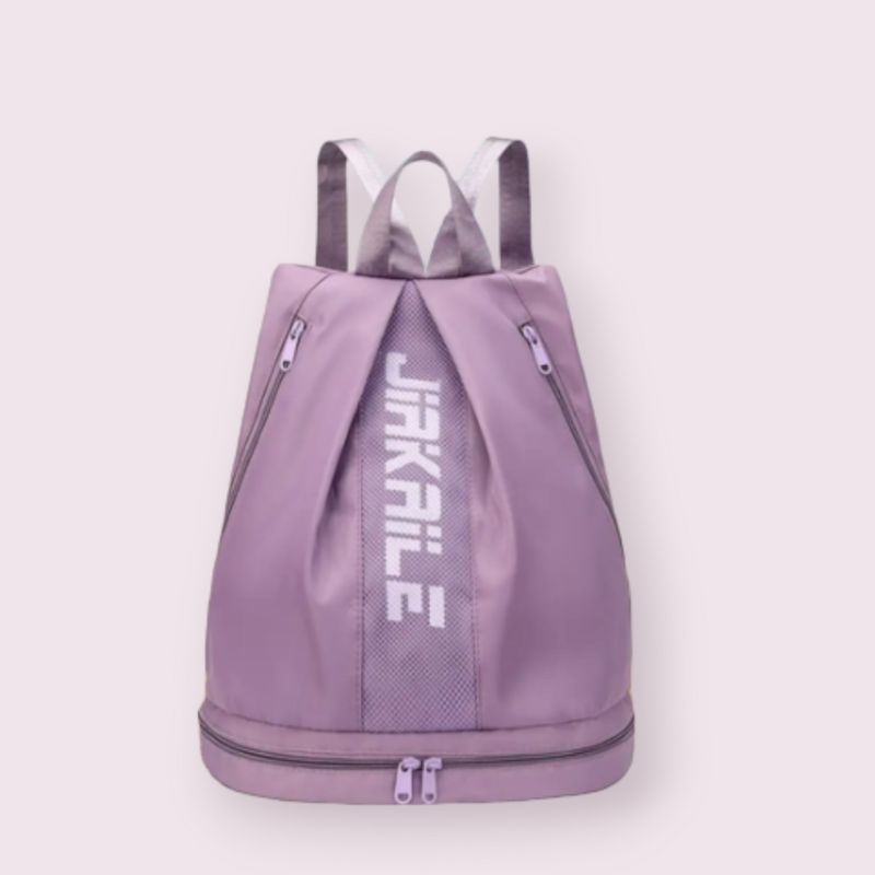 GENERICO - Morral deportivo impermeable  con compartimiento de zapatos
