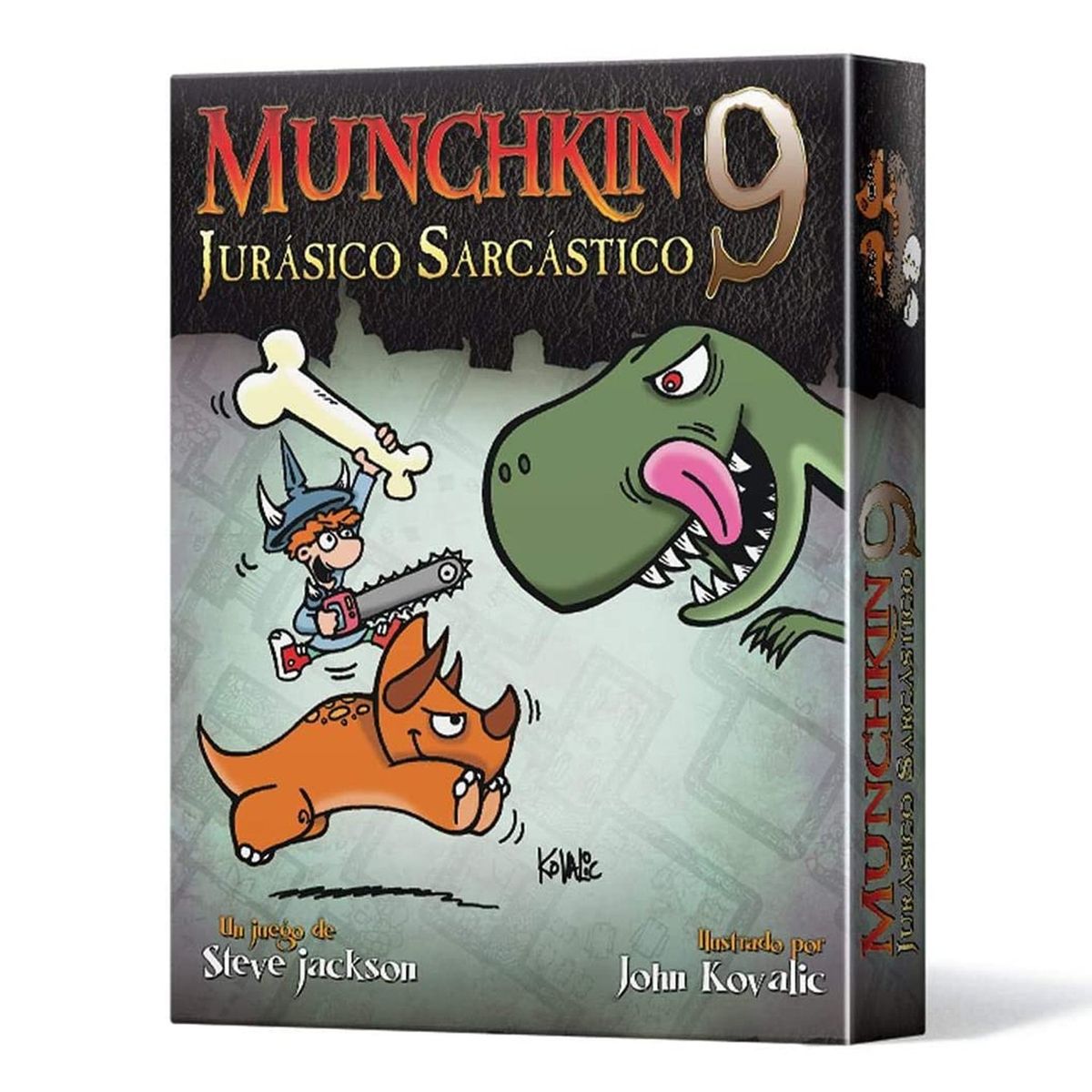 ASMODEE - Munchkin 9 Jurásico Sarcástico Expansion Español