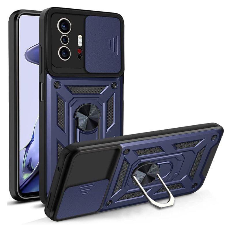 GENERICO - Funda Estuche Case Slider Compatible Xiaomi Redmi 11T Y 11T Pro Azul