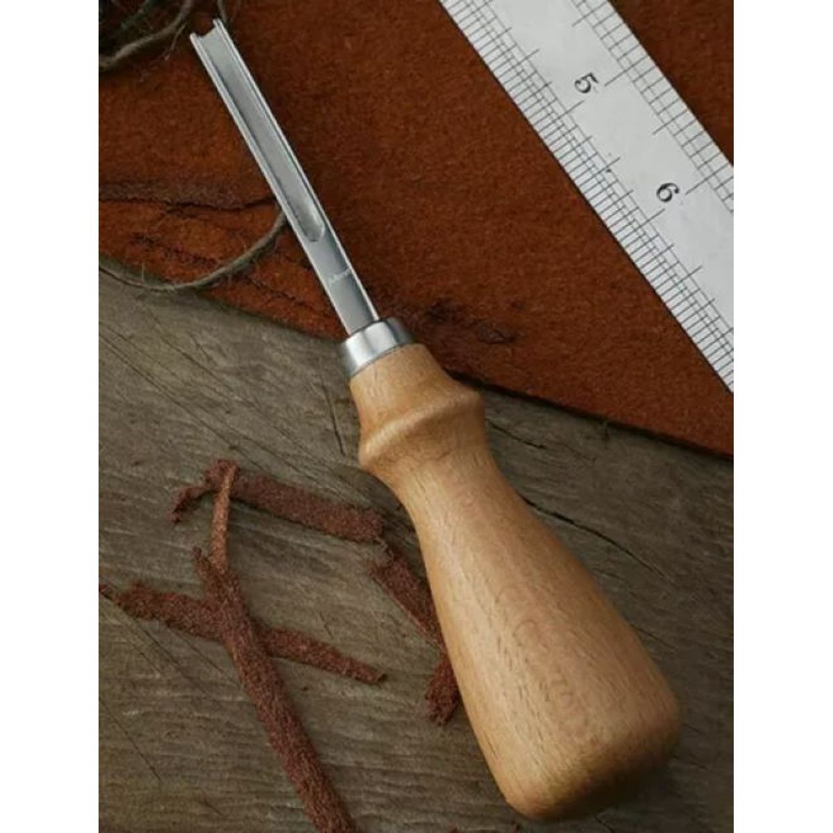 GENERICO - Matacantos Frances Para Trabajar Borde Cuero Marroquineria 8 mm