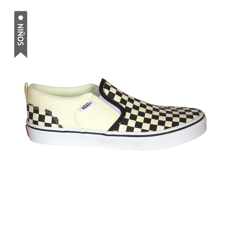 VANS - Tenis Vans Asher Niño-Negro