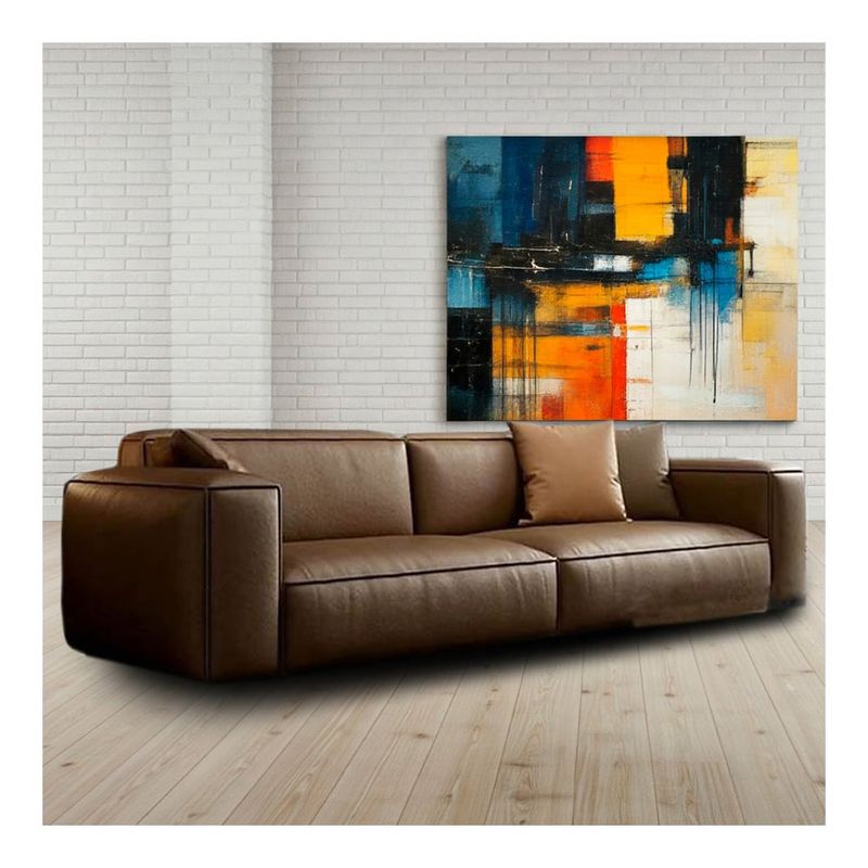 22 GRADOS DECORACION - Sofá Coffee en Cuero Natural 240x100cm 22 Grados Decoracion