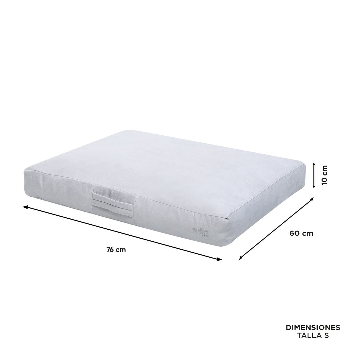 TOTTO - Cama para Perro Zeus S color Gris