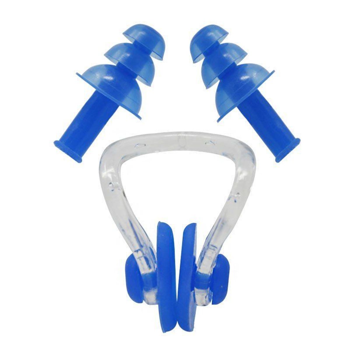 GENERICO - Kit Tapa Oídos Y Nariguera Set Natación Silicona + Estuche