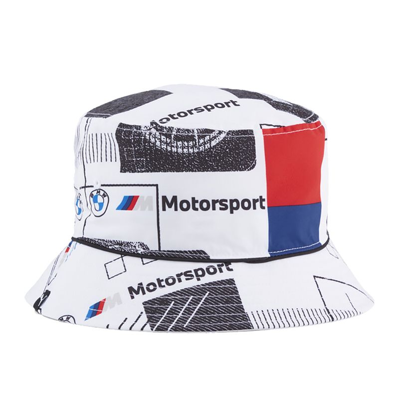 PUMA - Gorra Puma Para Hombre Bmw Mms Bucket Hat Blanco