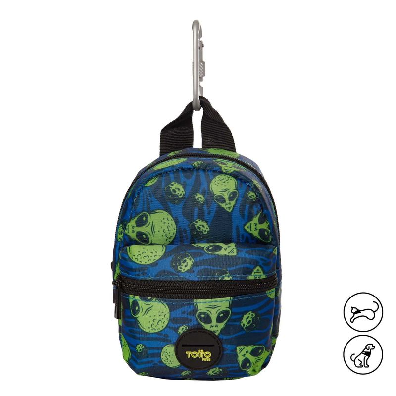 TOTTO - Mini Morral para perro Gary Azul