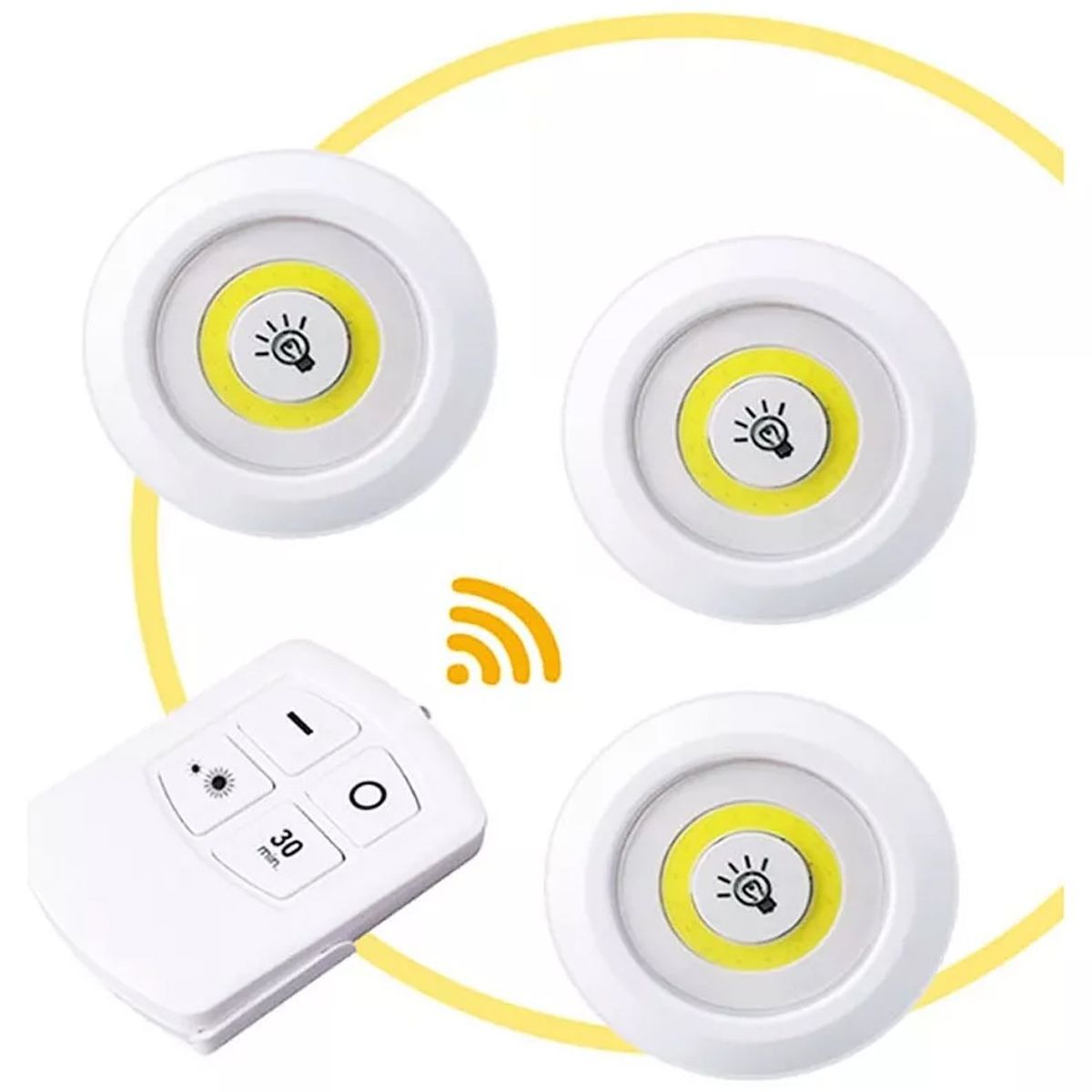 ONE PIXEL - Kit 3 Focos LED Inalámbricos Para Armario Distancia