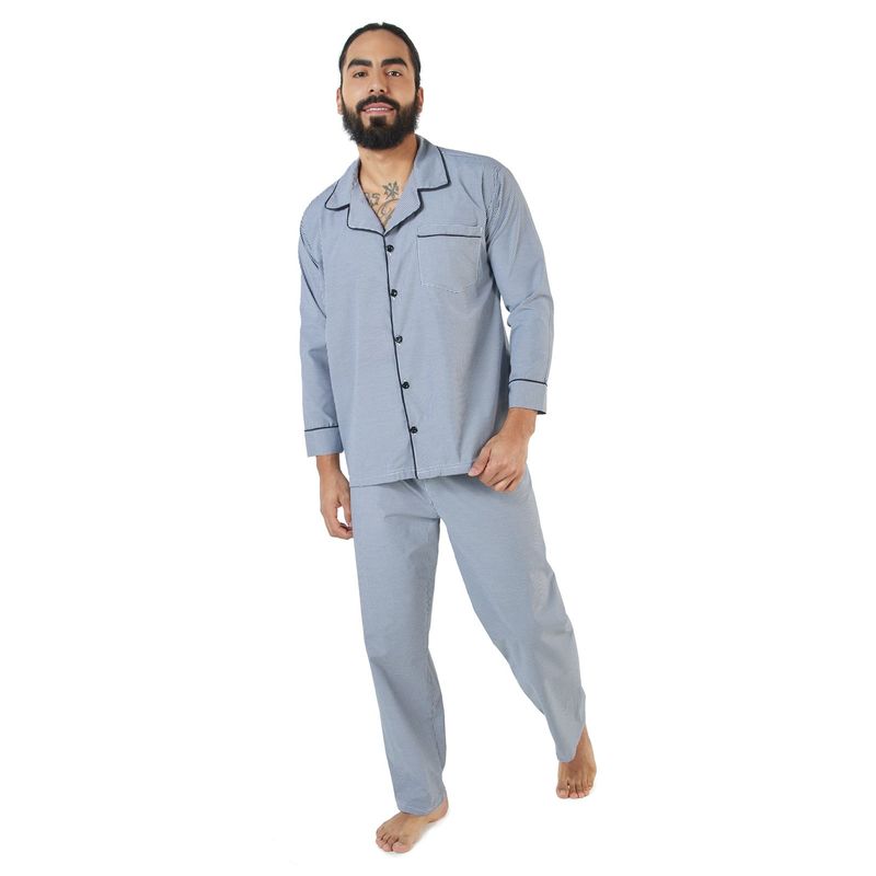SANTANA - Pijama Hombre Carlos Negro