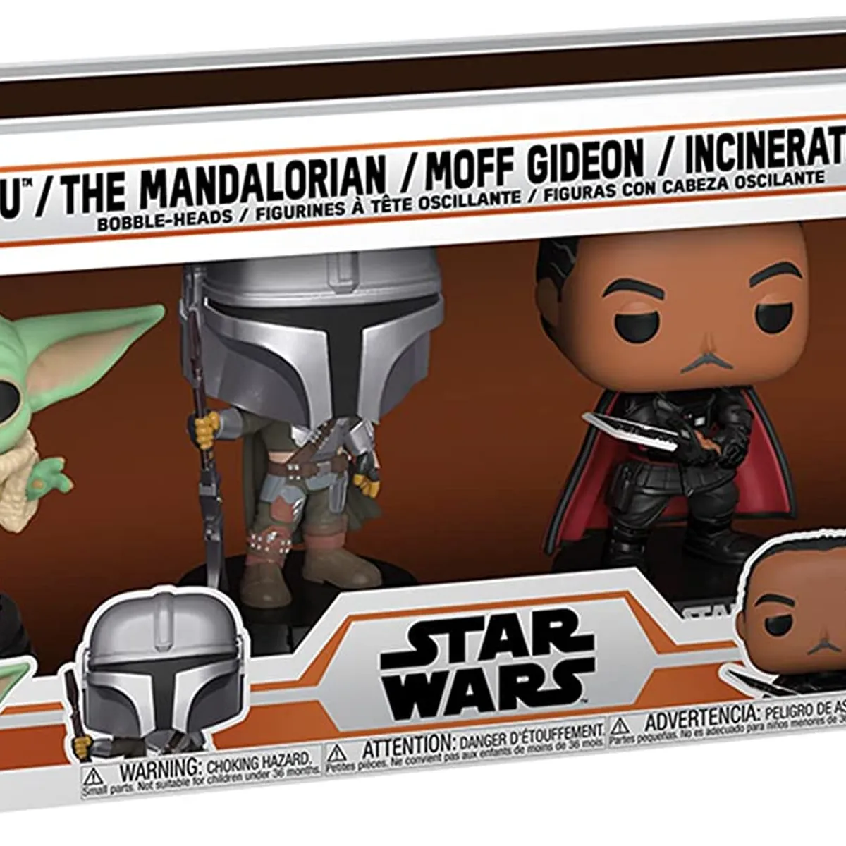 GEF - Funko Pop Star Wars Madalorian Baby Yoda Gideon 4pack Origin