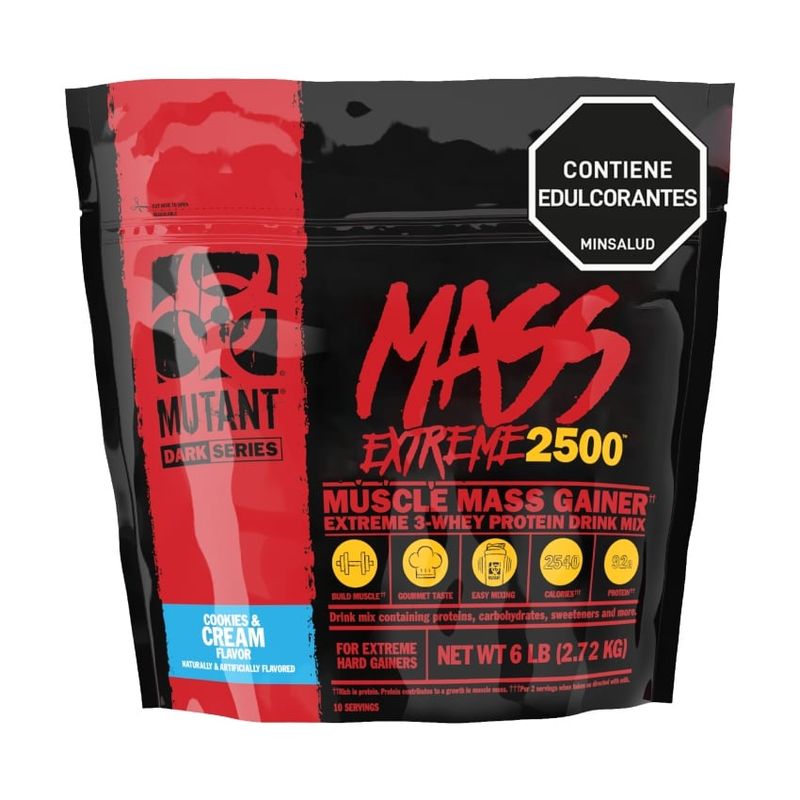 MUTANT - Mutant Mass Extreme 2500 6 libras - Cookies and Cream